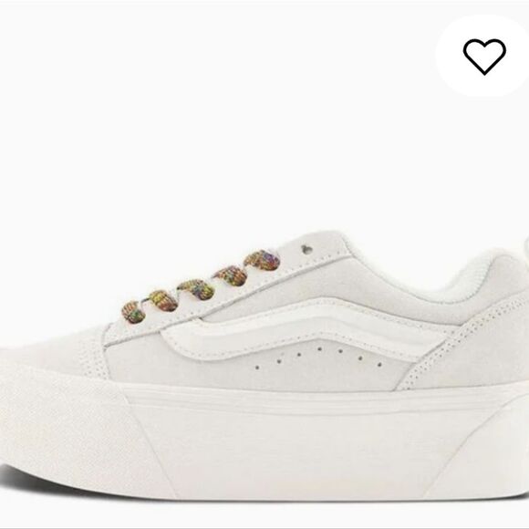 Vans Knu Stack Laces Low Sneakers- White - Picture 5 of 12